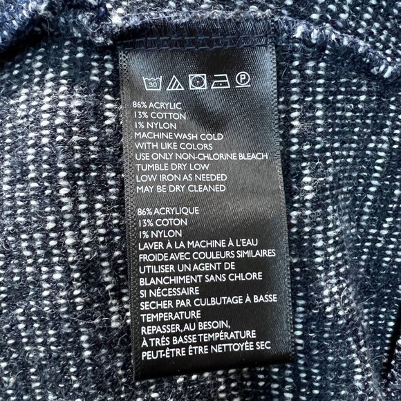 Urban Outfitters OUT FROM UNDER Sweater Womens XS Navy Cardigan Knit Open New - Picture 10 of 12